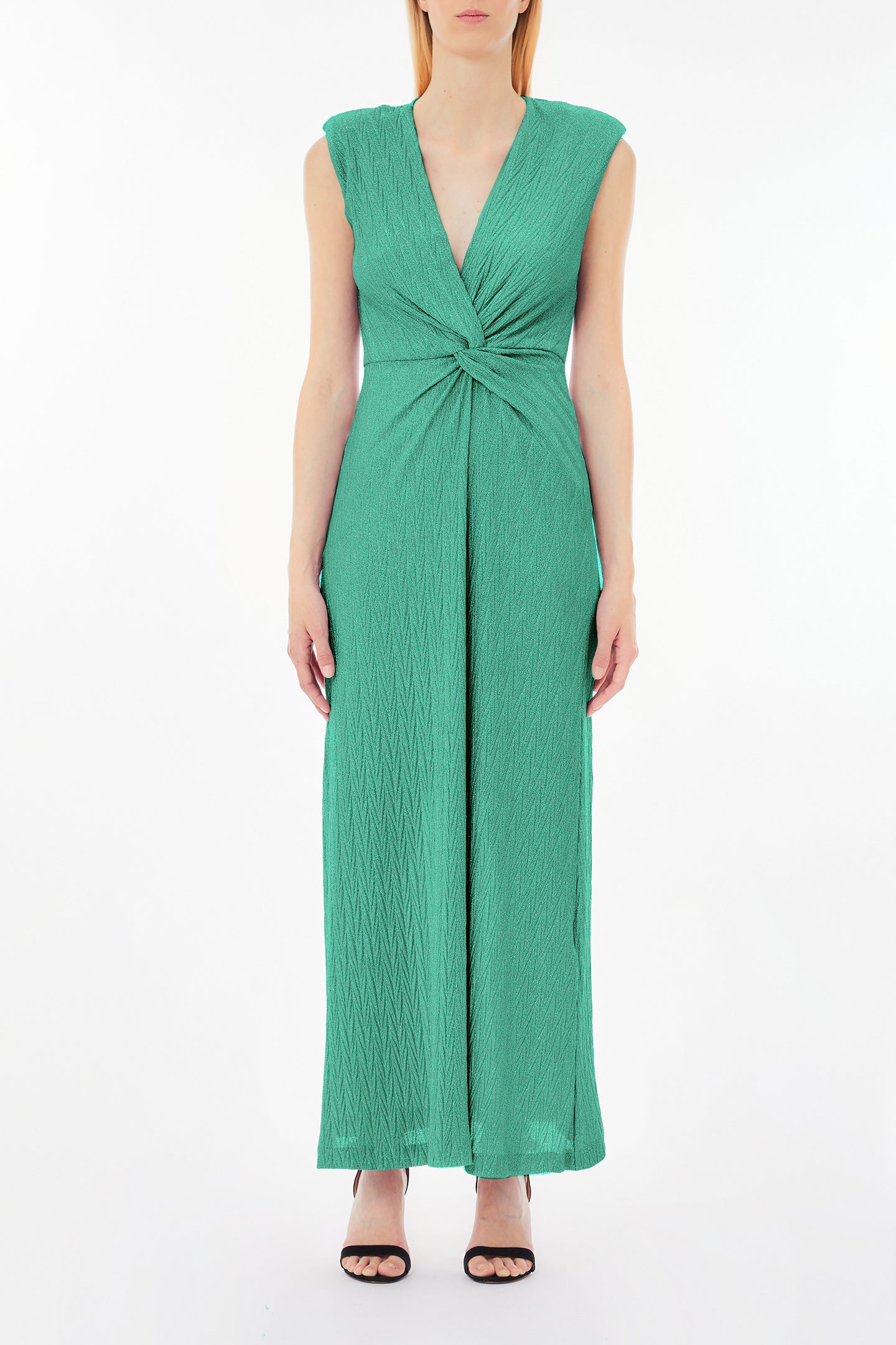 Long Jersey Dress Green