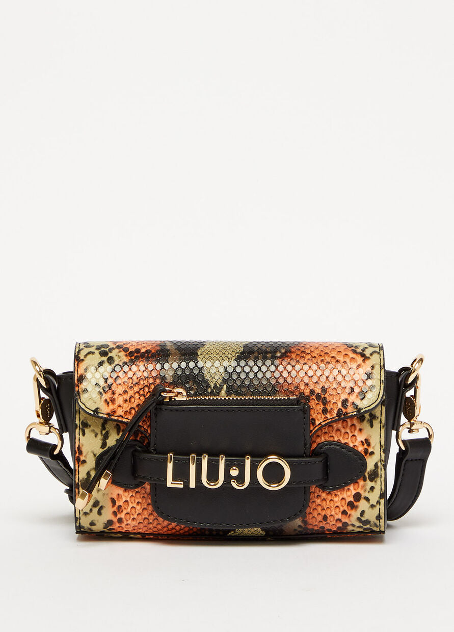 Liu Jo Multicolor Python Print Shoulder Bag - Main Image