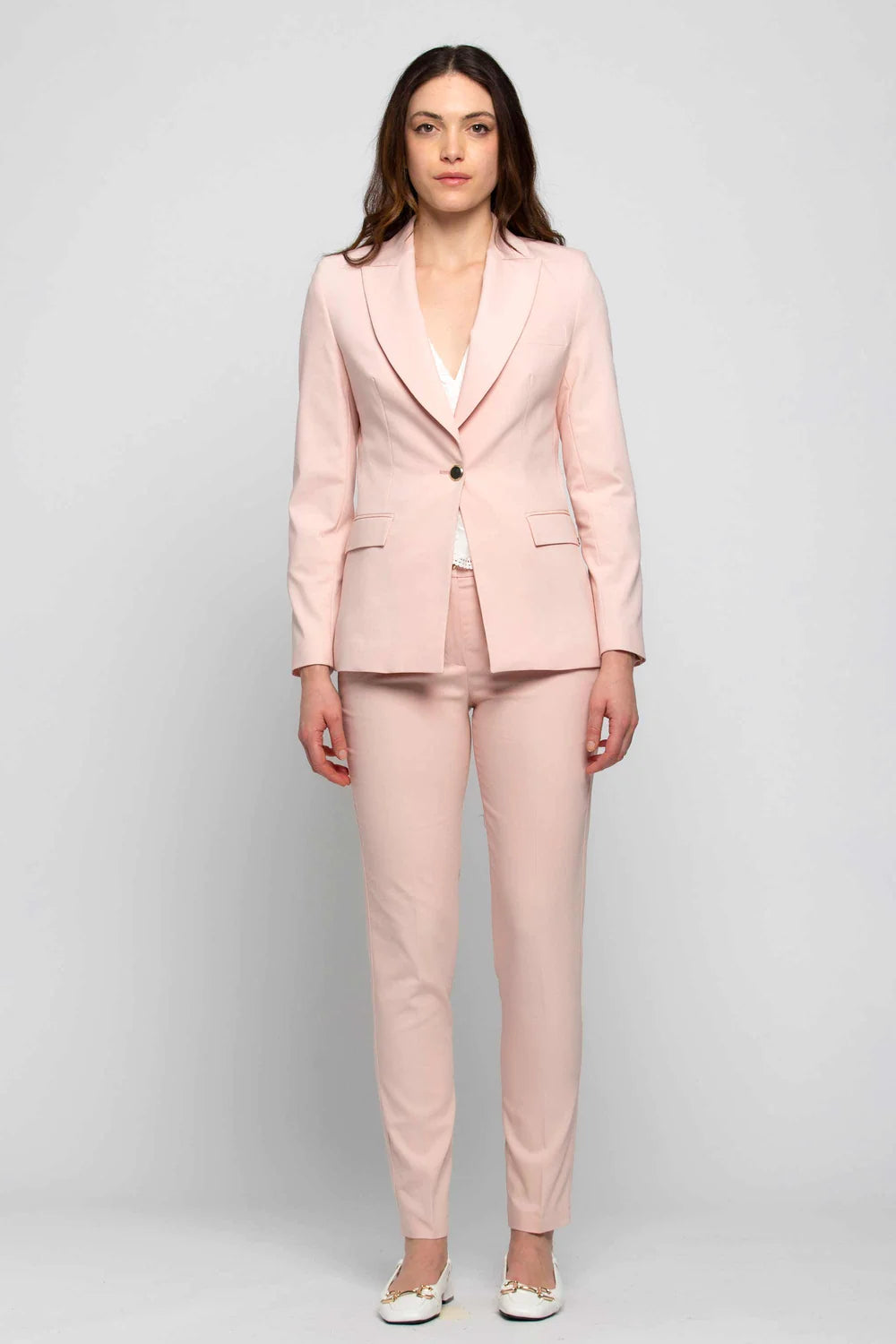Kocca / Pink Slim Fit Single Breasted Suit
