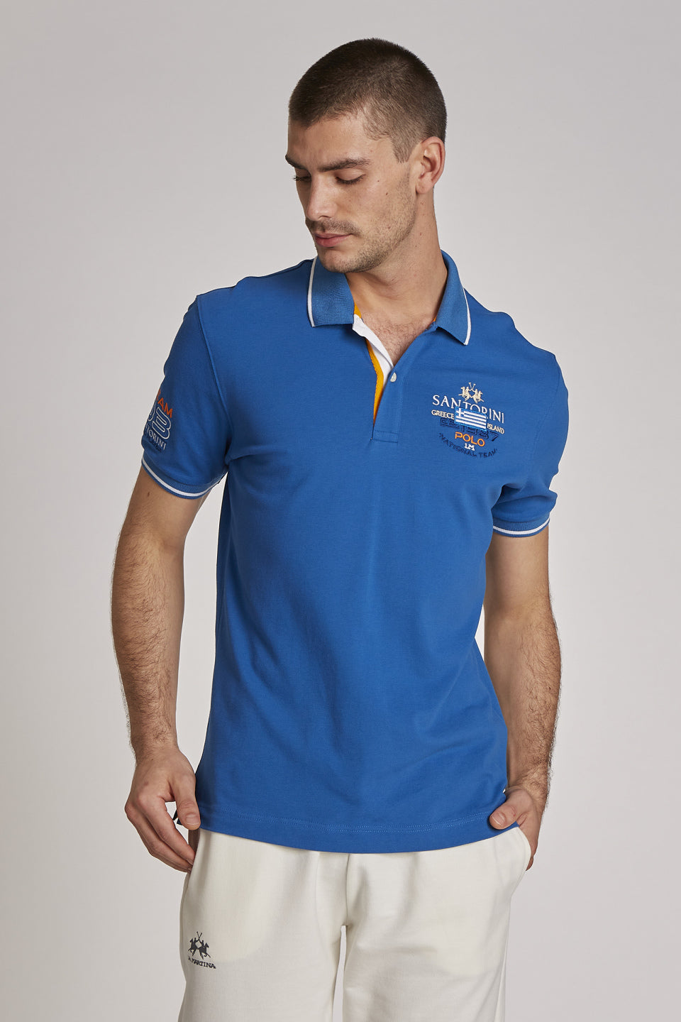 La Martina Polo with Embroidery Blue - Main Image