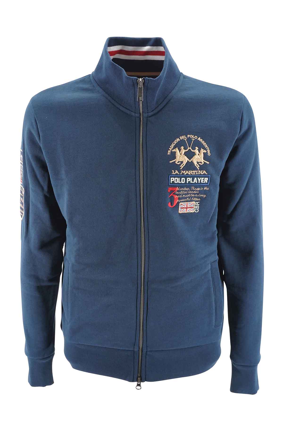 Zip Hoodie La Martina Kapuzenpullover La Martina Hoodies Für