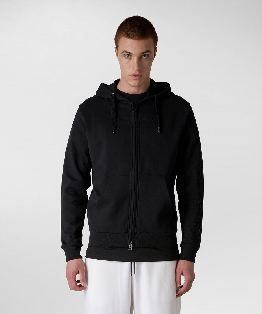 Cappuccio Felpa Peuterey Peuterey Sweatshirt With Hood And Zip Black