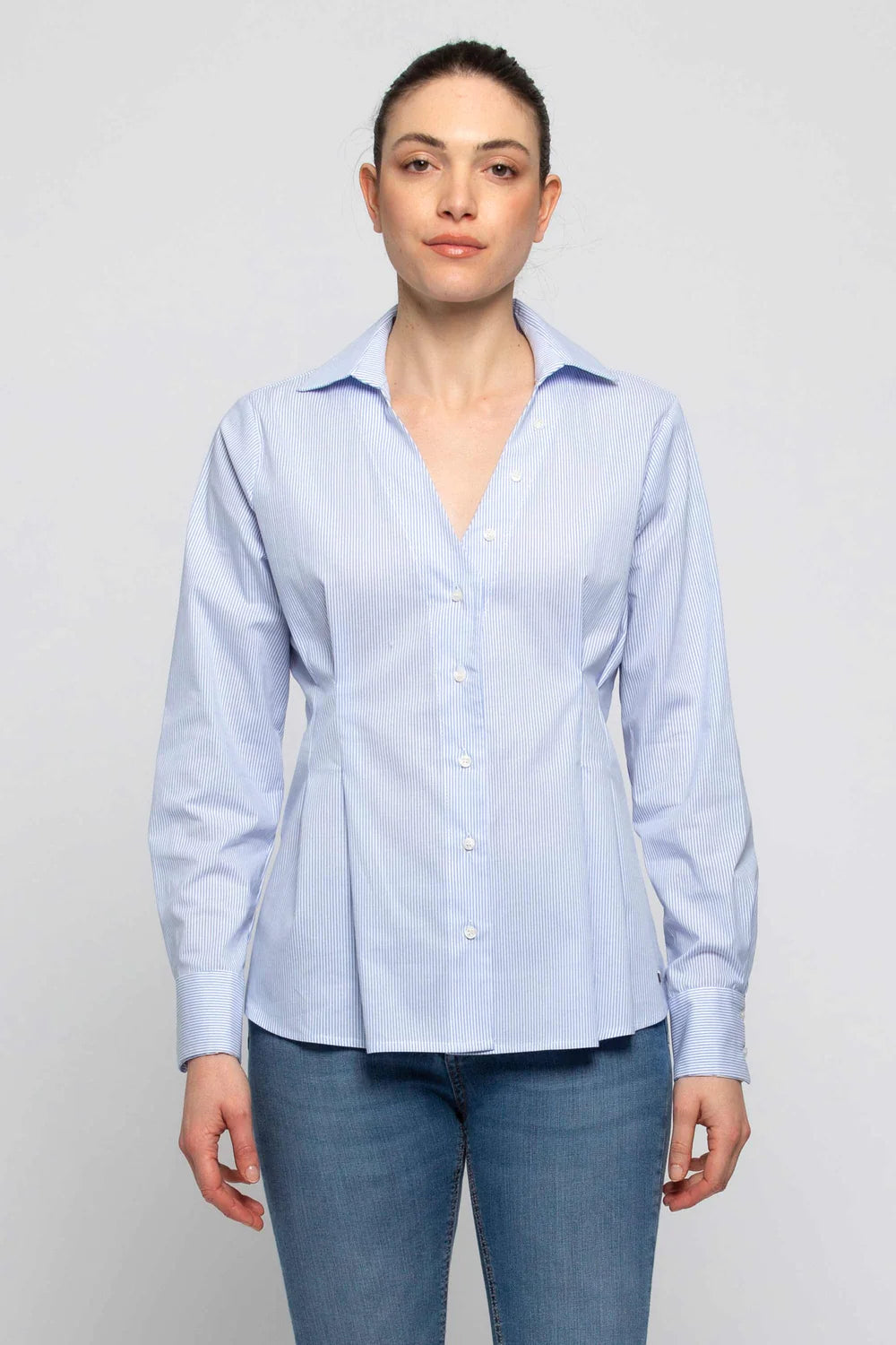 Kocca Striped Shirt Light Blue