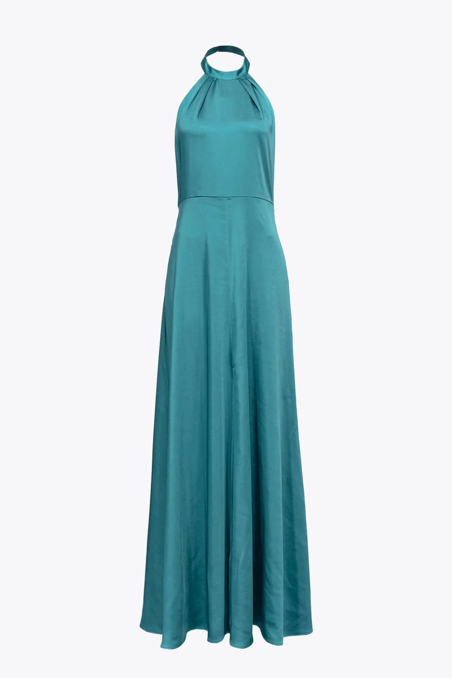 Long Satin Dress Pinko / Green Long Satin Dress Pinko / Green
