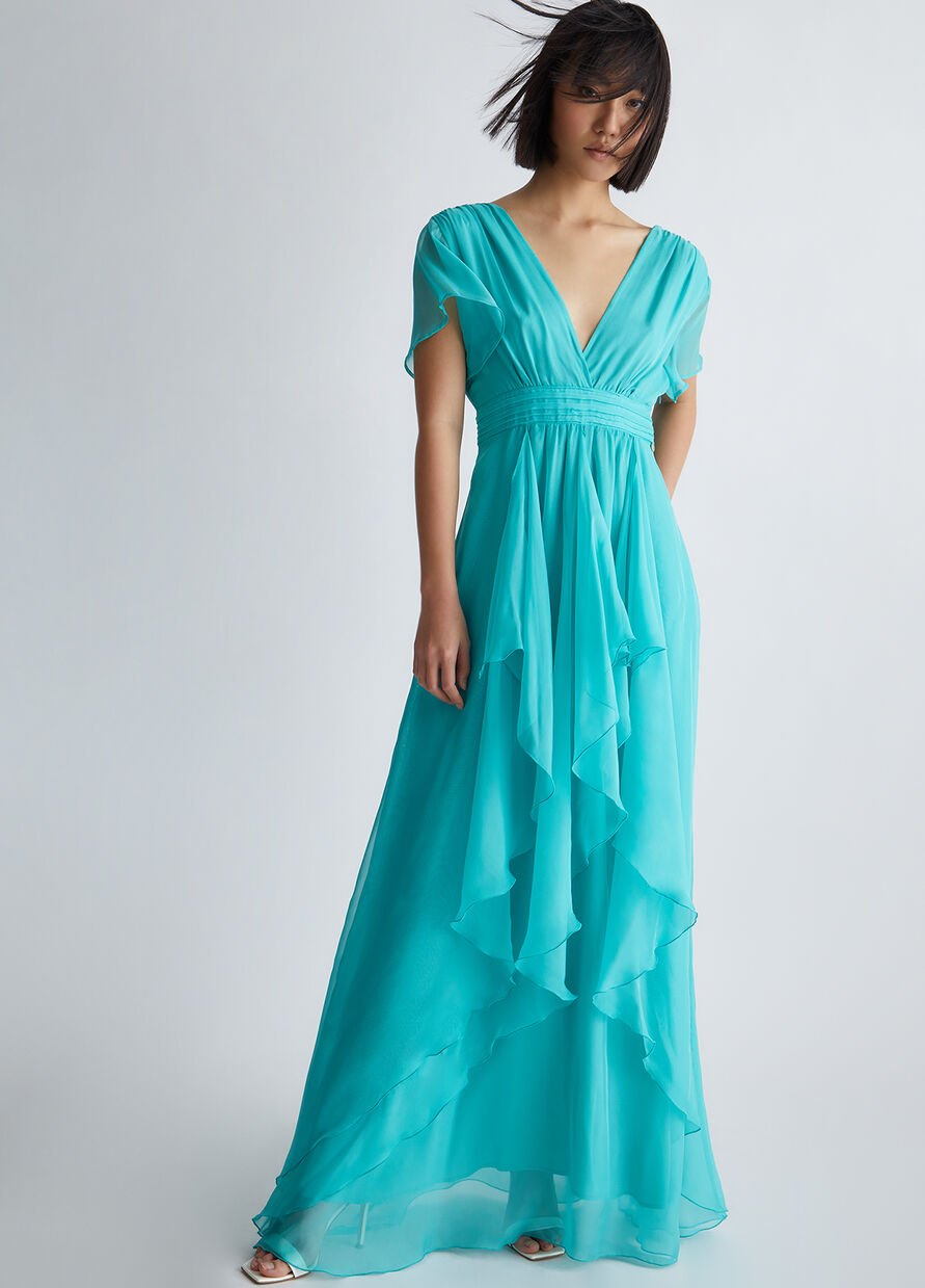 Liu Jo Chiffon Dress / Green Liu Jo Chiffon Dress / Green