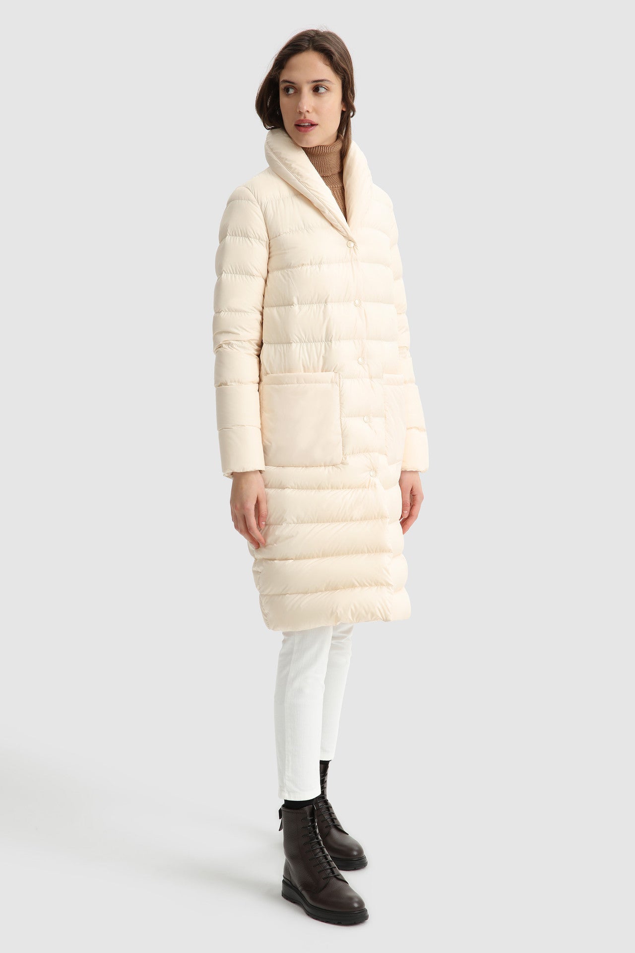 Downy Woolrich Ellis Coat / Beige