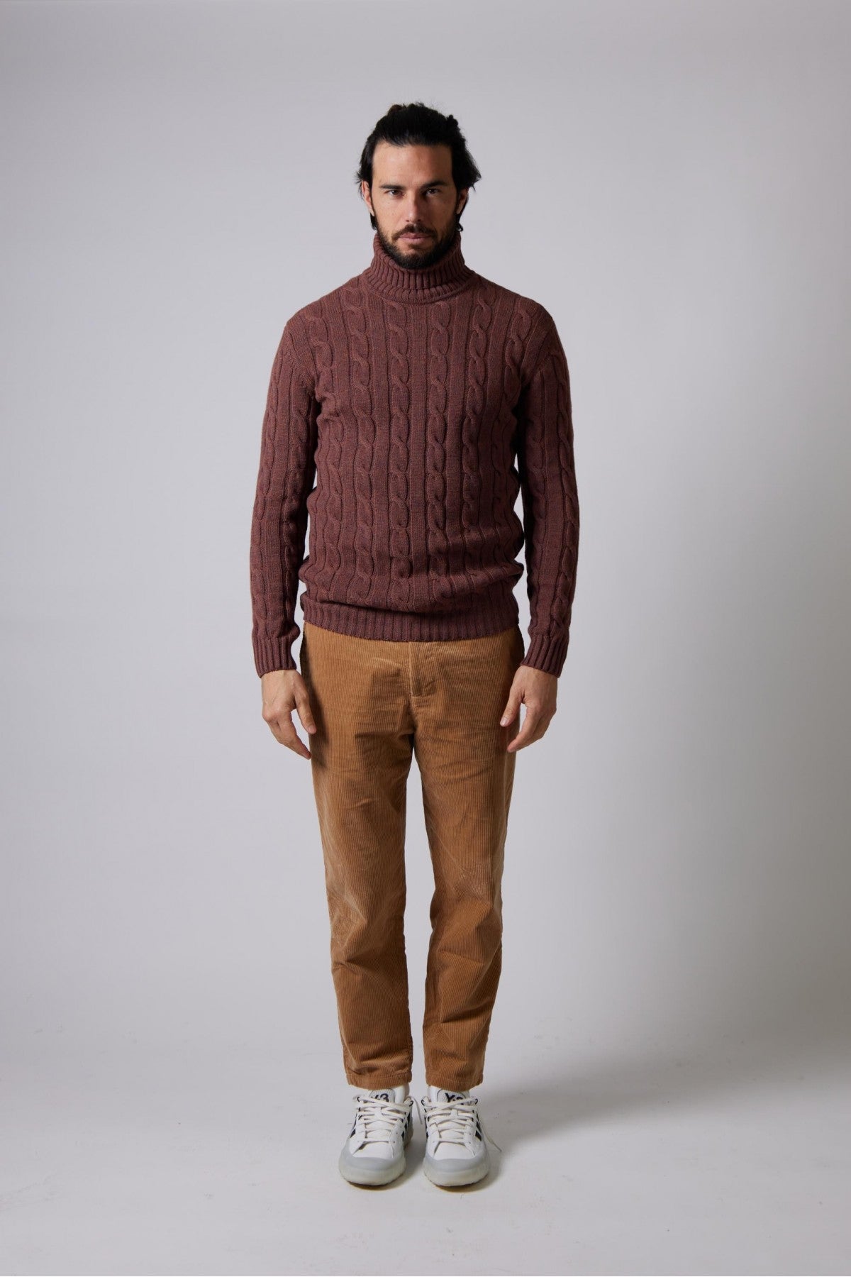 Daniele Fiesoli High Neck Sweater / Bordeaux