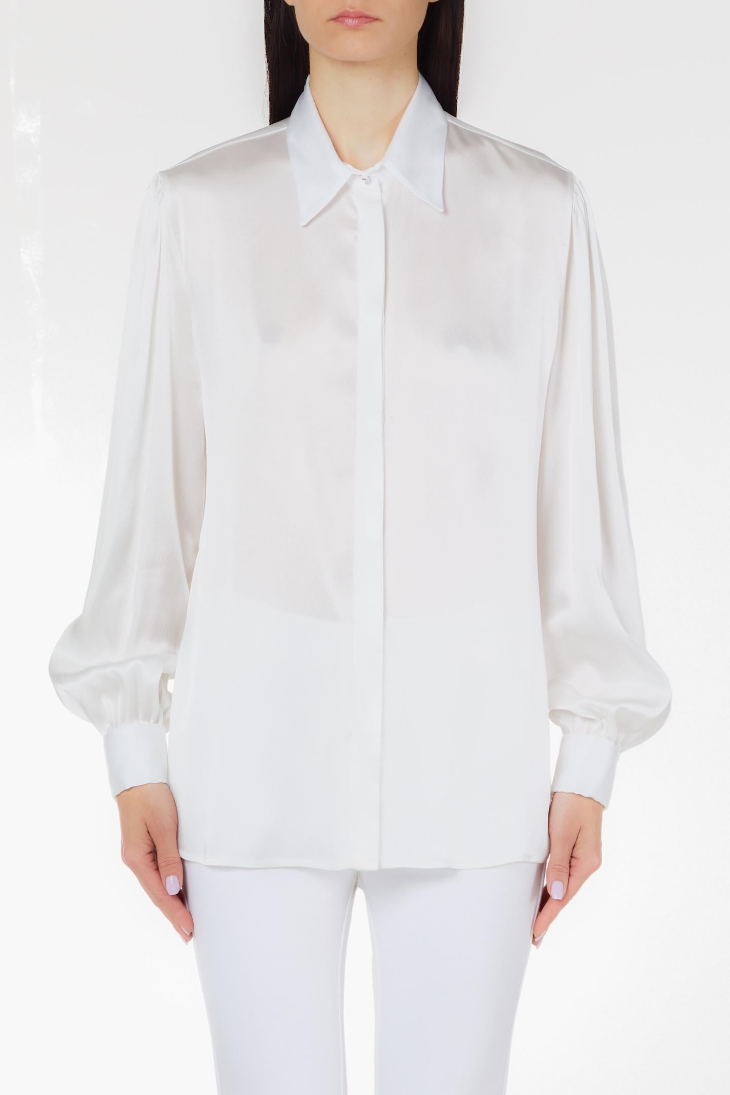 Liu Jo Silk Blend Shirt White