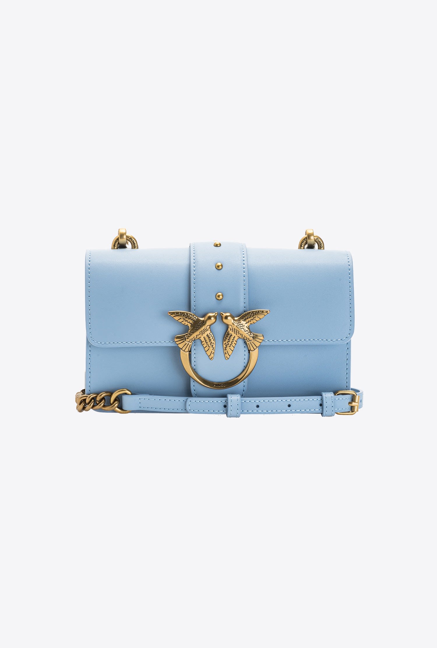 Pinko Love Mini Icon Bag Blue - Main Image