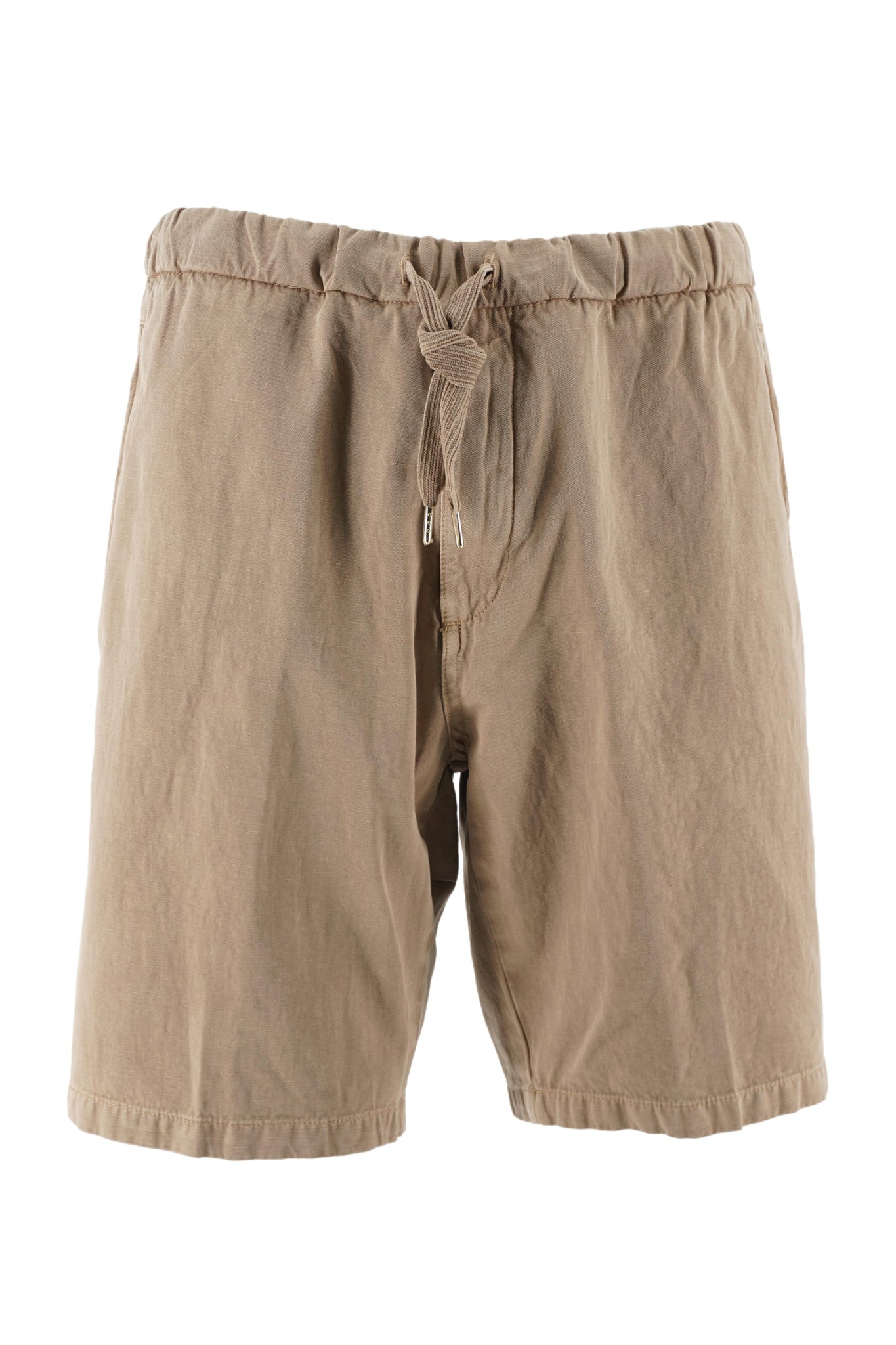 Pantaloncino Bali in Cotone e Lino / Beige - Ideal Moda