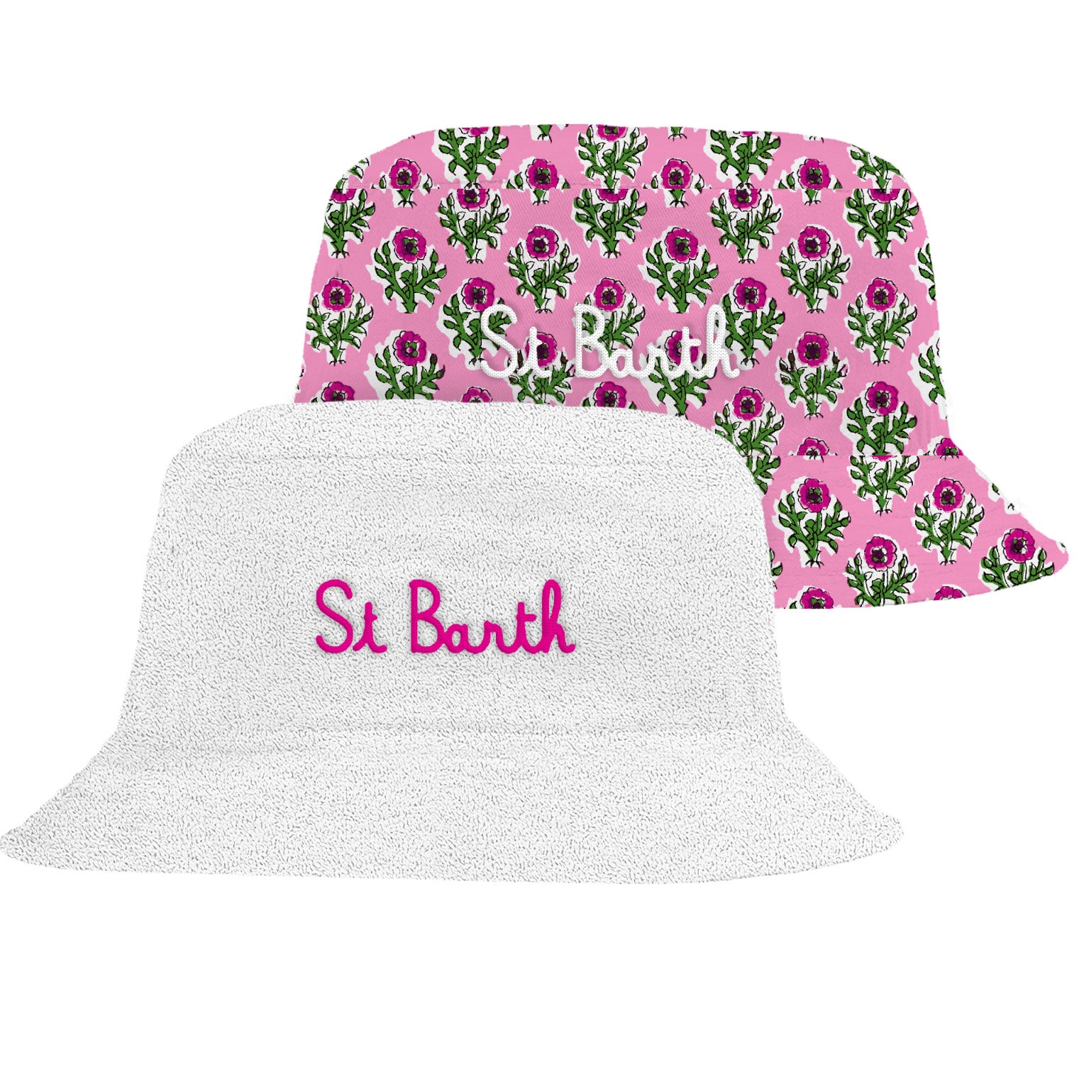 Cappello Modello Sombrero con Logo / Rosa - Ideal Moda