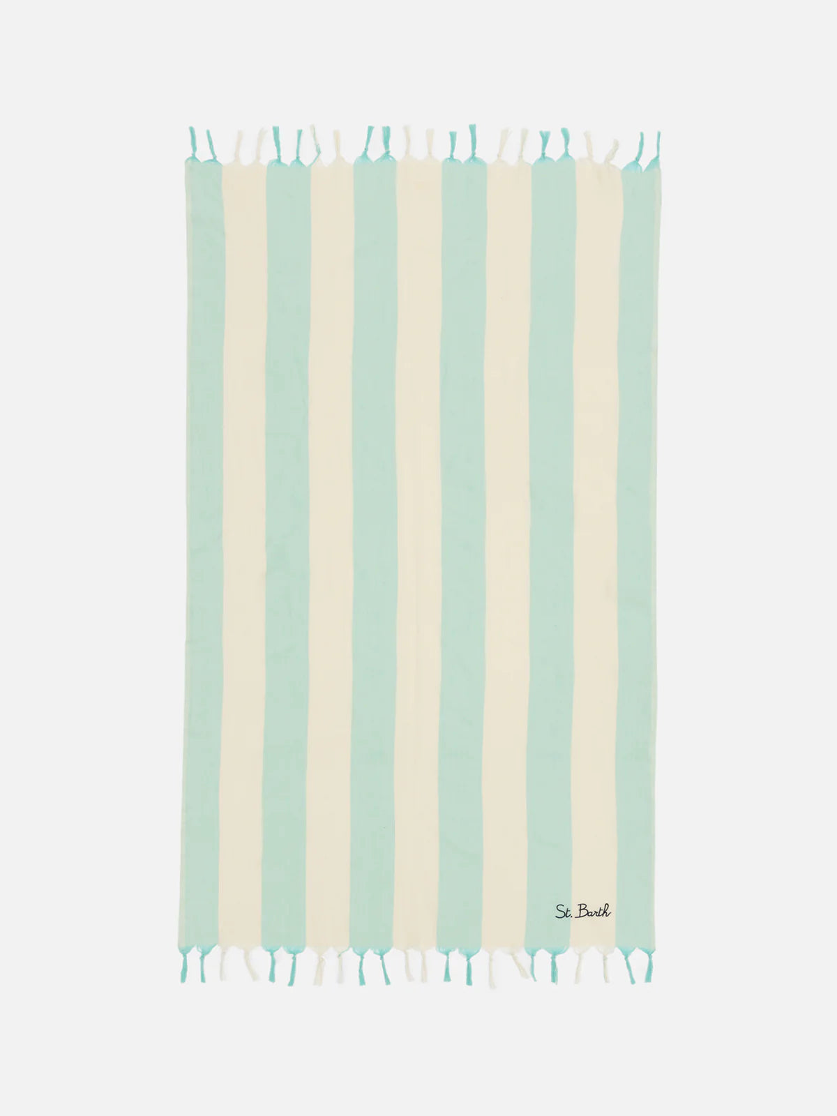 Telo Mare Fouta Leggero a Righe / Azzurro - Ideal Moda