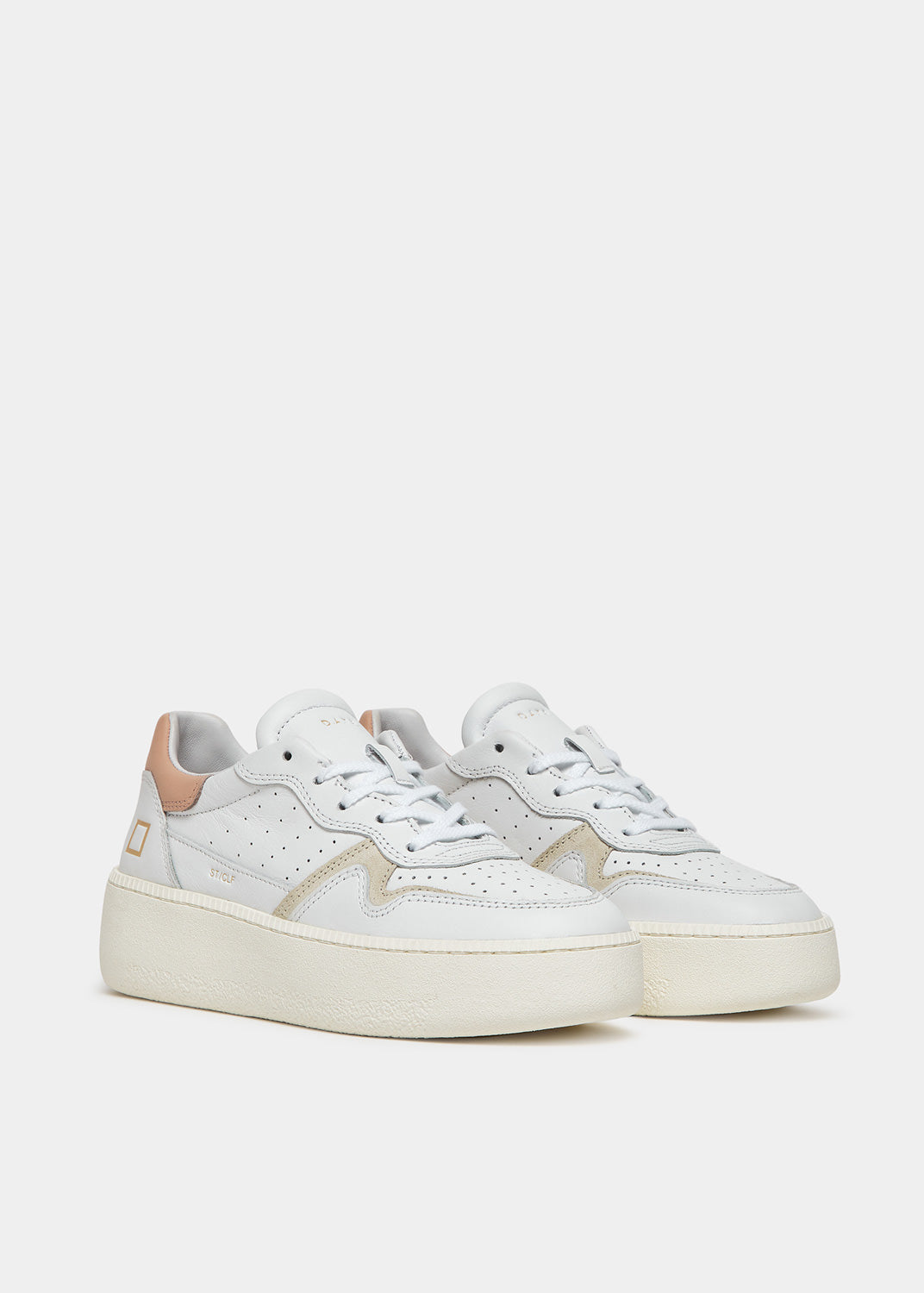 Sneaker in Pelle Step Calf / Bianco - Ideal Moda