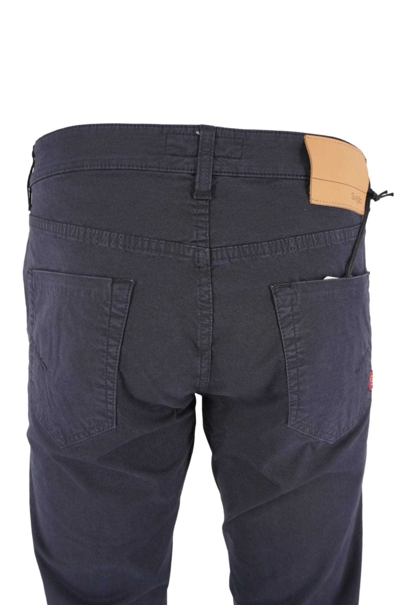 Pantalone in Cotone Cinque Tasche / Blu - Ideal Moda