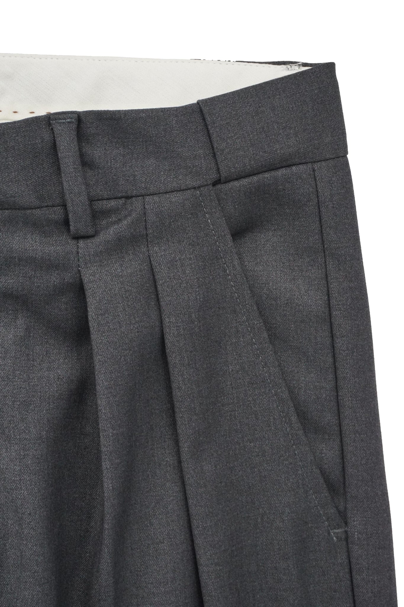 Pantalone Ricardo con Doppia Pinces / Grigio - Ideal Moda