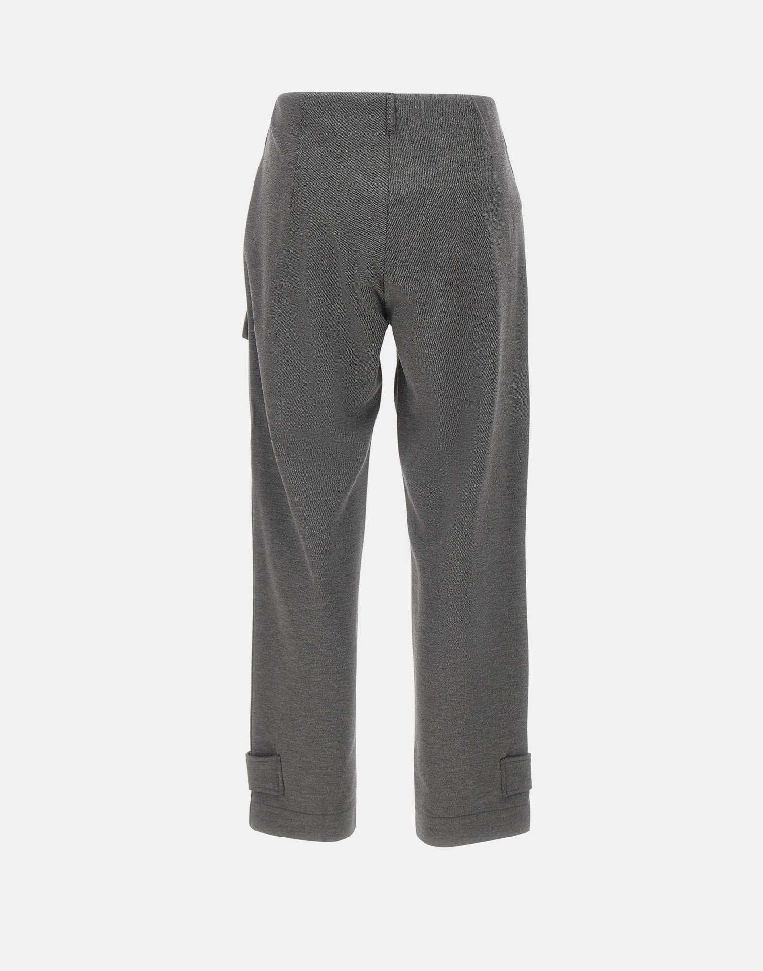 Pantalone in Viscosa / Grigio - Ideal Moda