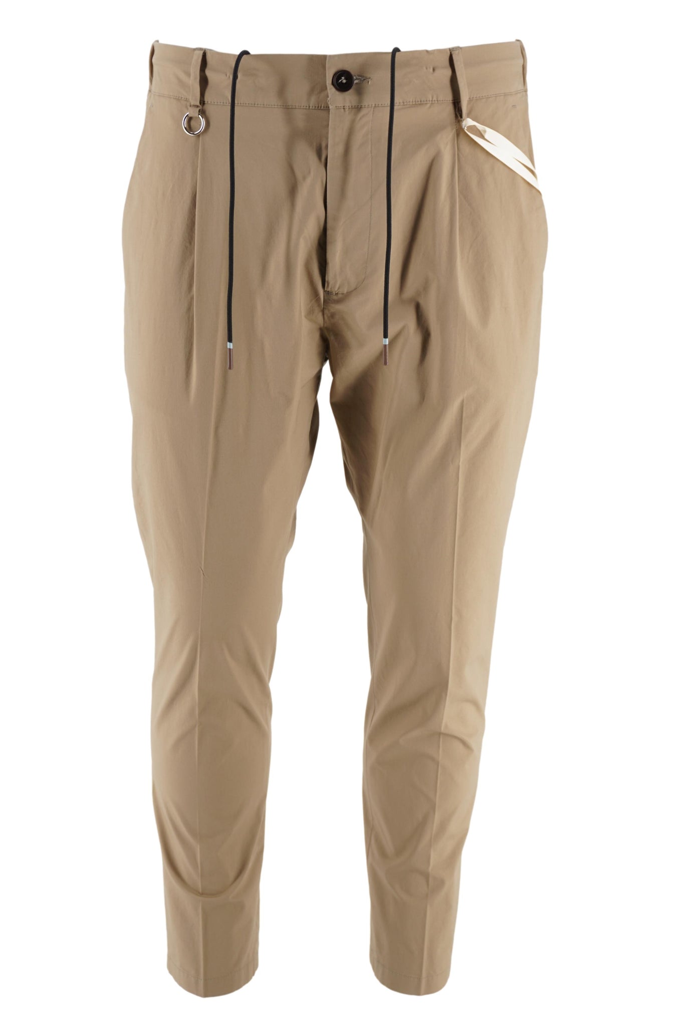 Pantalone Max in Cotone / Beige - Ideal Moda