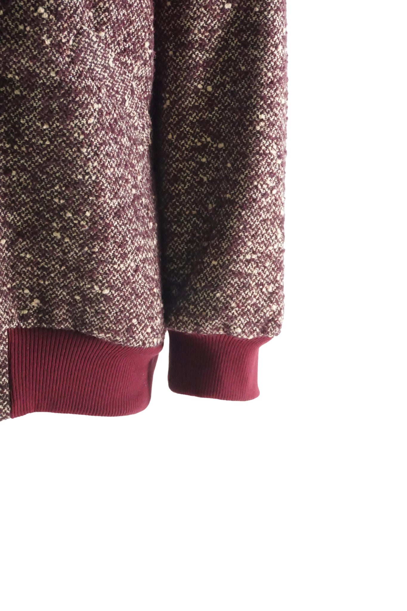 Giubbino Bomber con Ricamo / Bordeaux - Ideal Moda