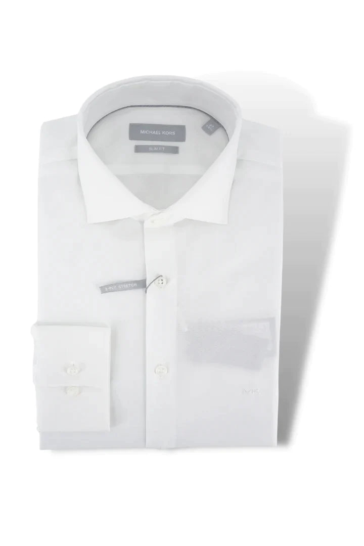 Camicia in Cotone Slim Fit / Bianco - Ideal Moda