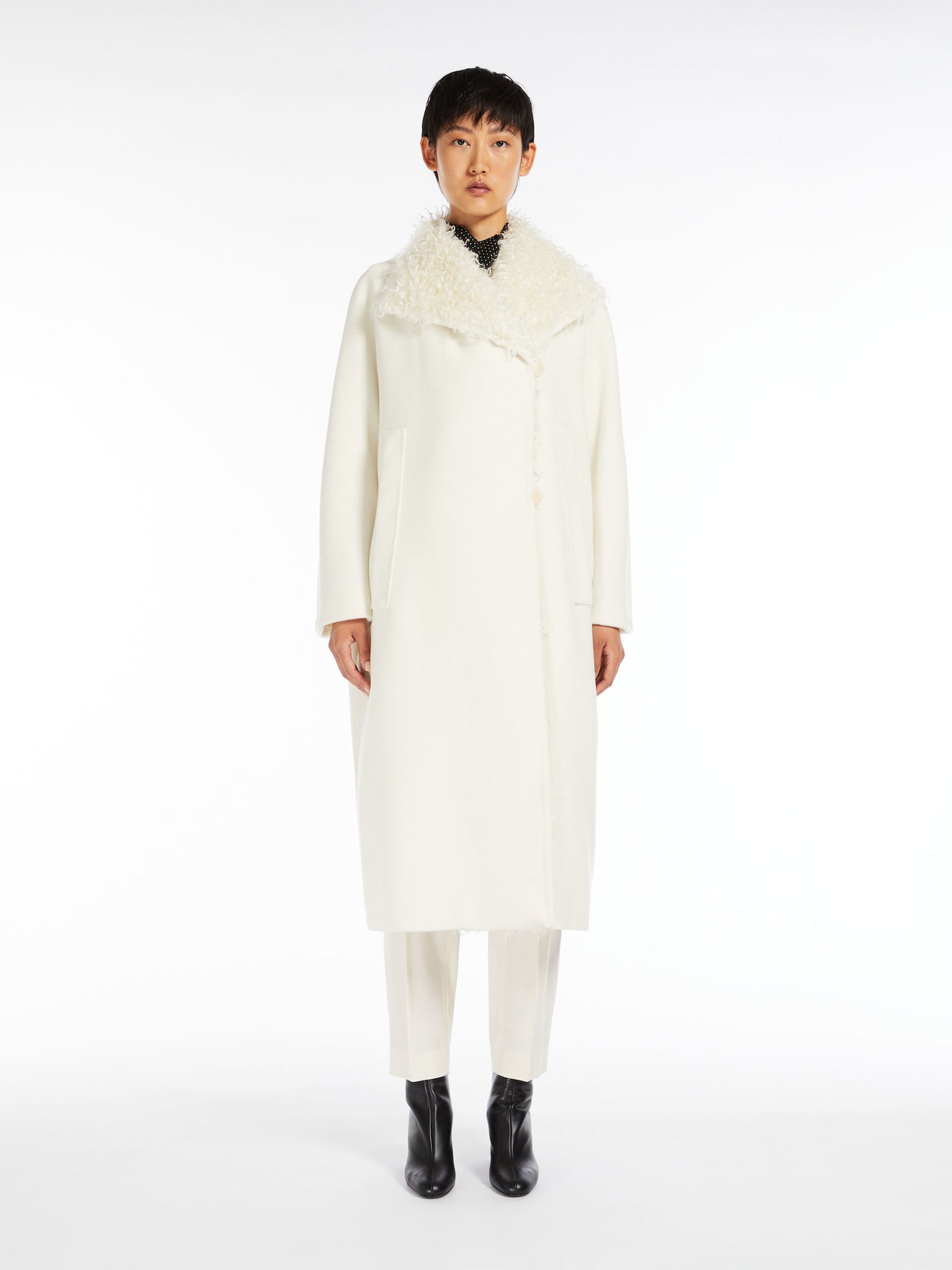 Cappotto in Lana / Bianco - Ideal Moda
