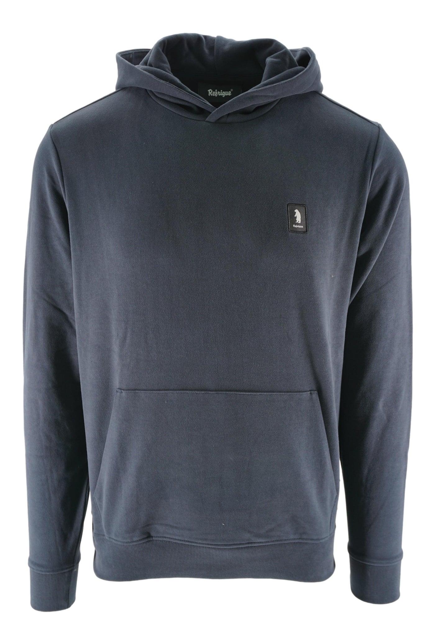 Felpa con Cappuccio e Logo / Blu - Ideal Moda