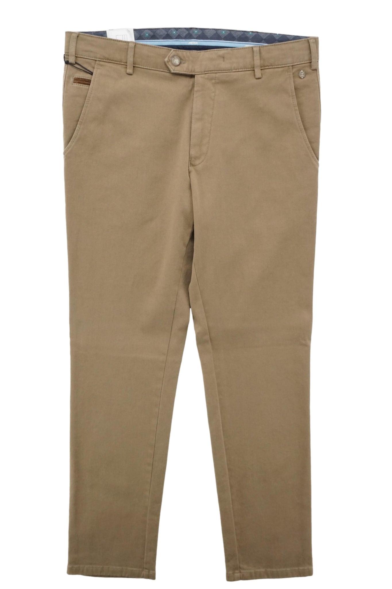 Pantalone Regular Fit Bonn in Cotone / Beige - Ideal Moda