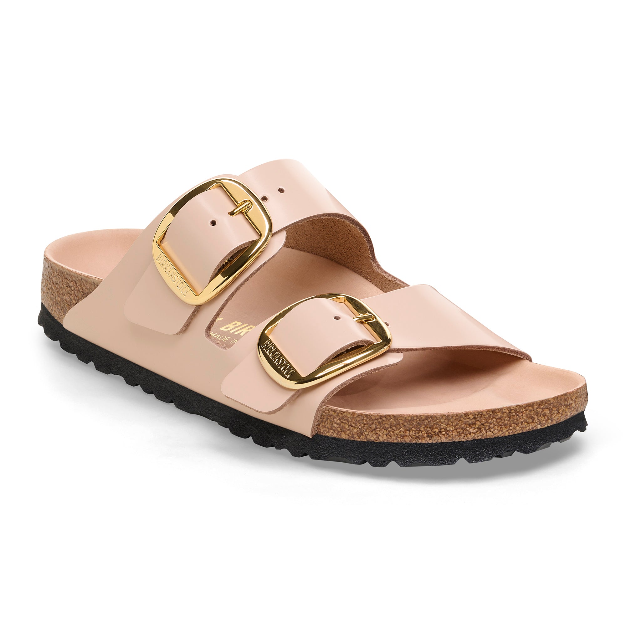 Sandalo Arizona Big Buckle in Pelle / Rosa - Ideal Moda