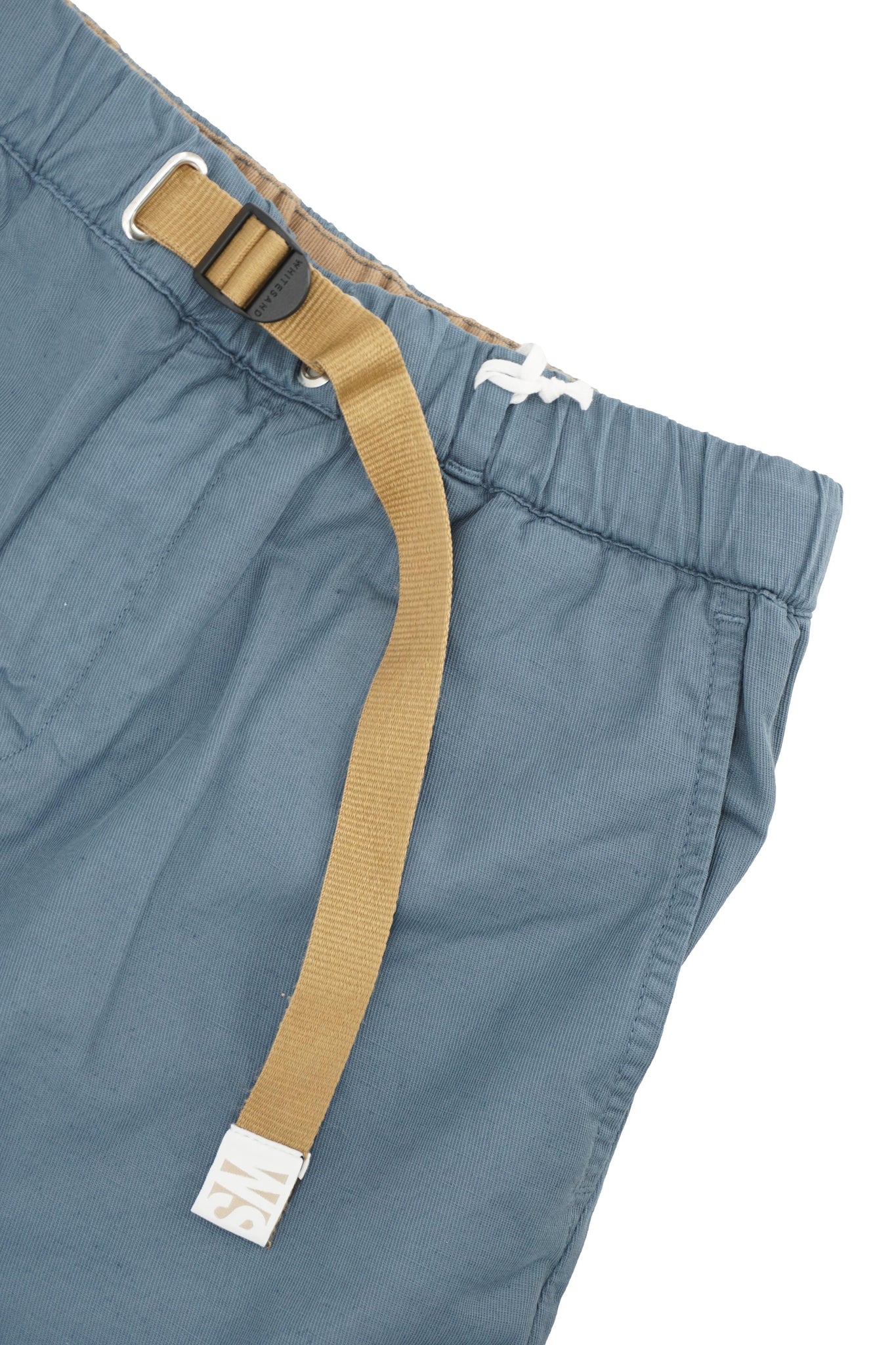 Pantaloncino in Lino e Cotone / Celeste - Ideal Moda