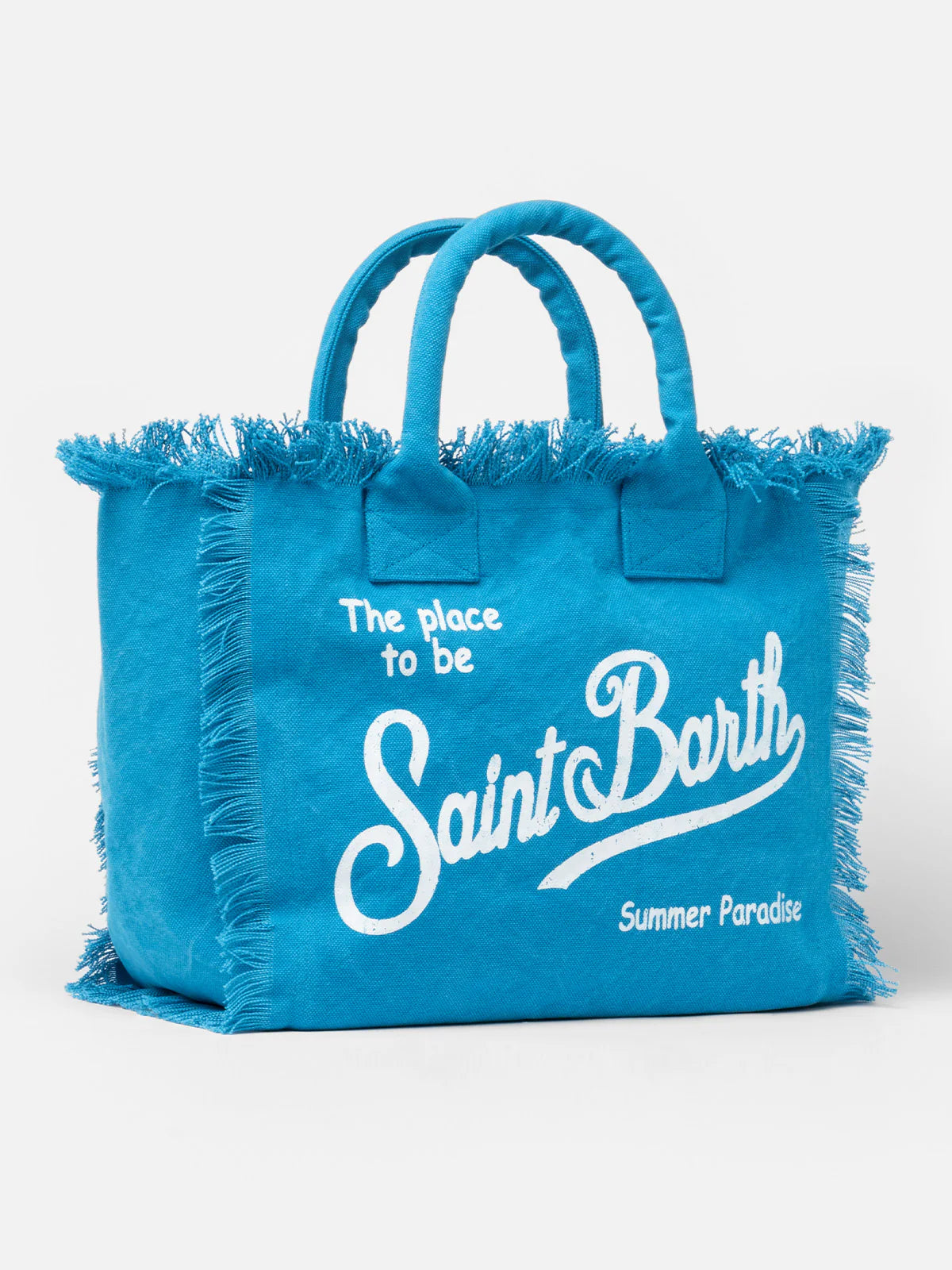 Borsa a Spalla Vanity in Canvas / Azzurro - Ideal Moda