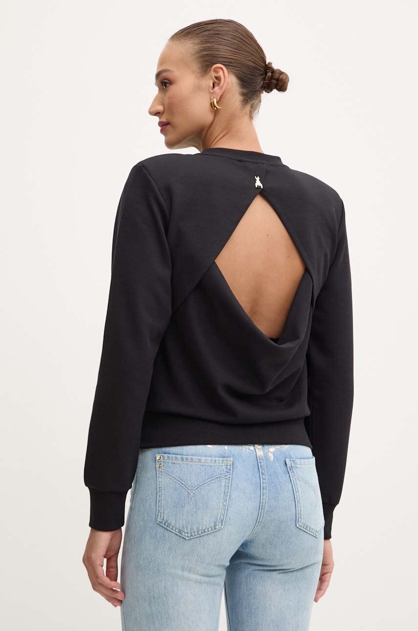 Felpa Maniche Lunghe in Cotone / Nero - Ideal Moda