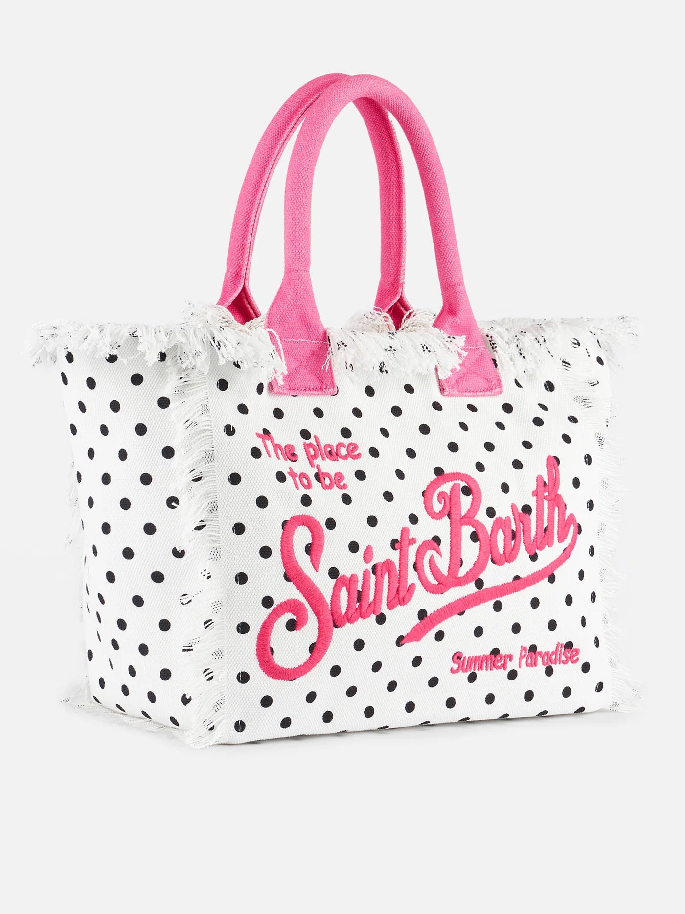 Borsa a Spalla Vanity in Canvas / Bianco - Ideal Moda