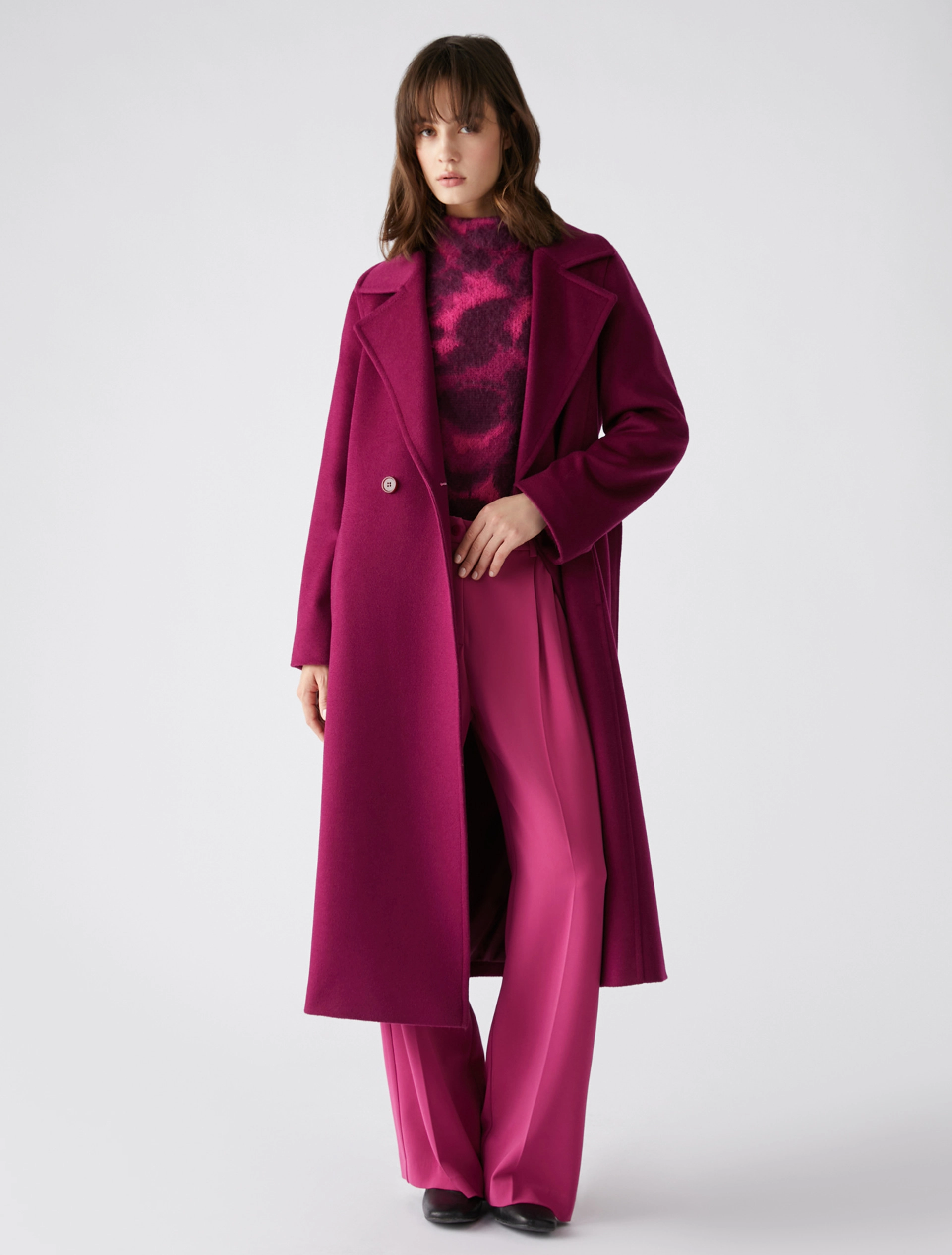 Bordeaux Cappotti Donna Asos Cappotto Bordeaux Cappotto Long Run