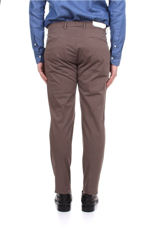 Pantalone Chino con una Pince / Marrone - Ideal Moda