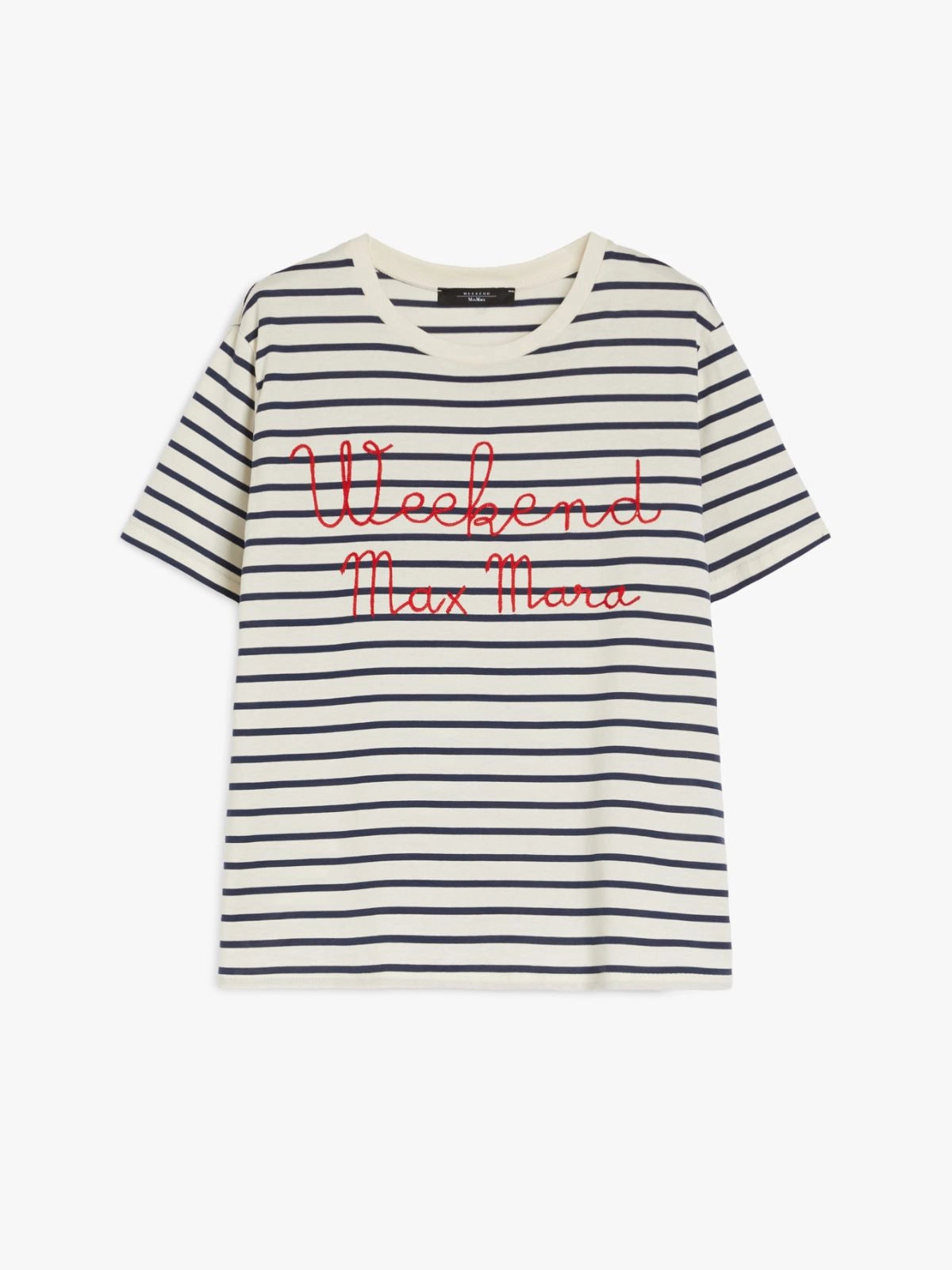 T-Shirt in Cotone / Bianco - Ideal Moda