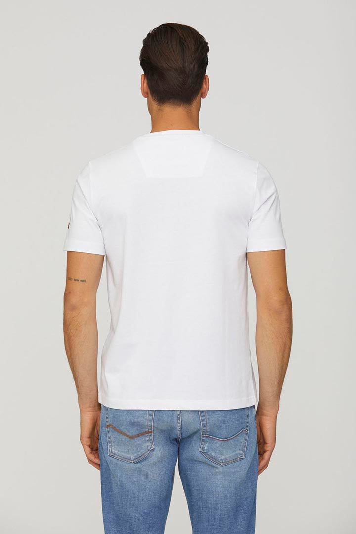 T-Shirt con Stampa Frecce Tricolori / Bianco