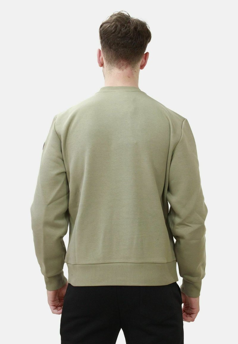 Felpa Girocollo con Logo / Verde - Ideal Moda