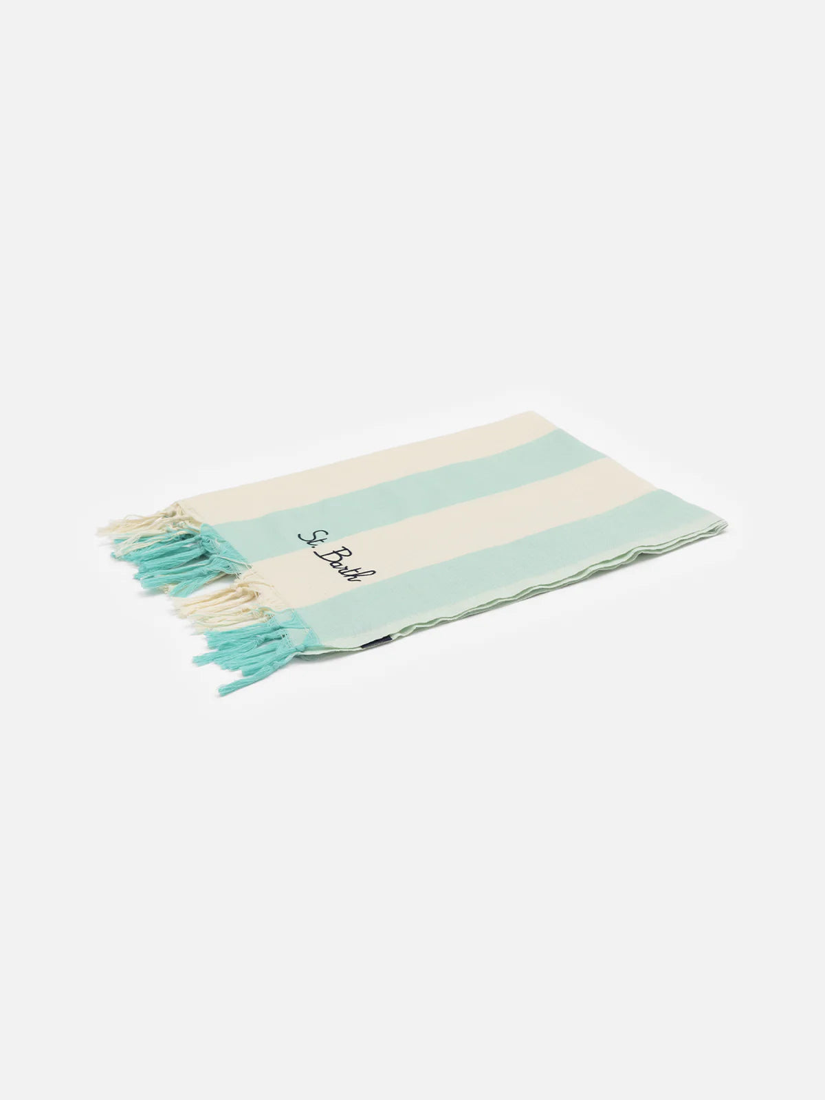 Telo Mare Fouta Leggero a Righe / Azzurro - Ideal Moda