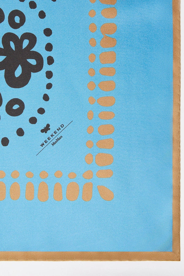 Stola in Seta Stampata / Bianco - Ideal Moda