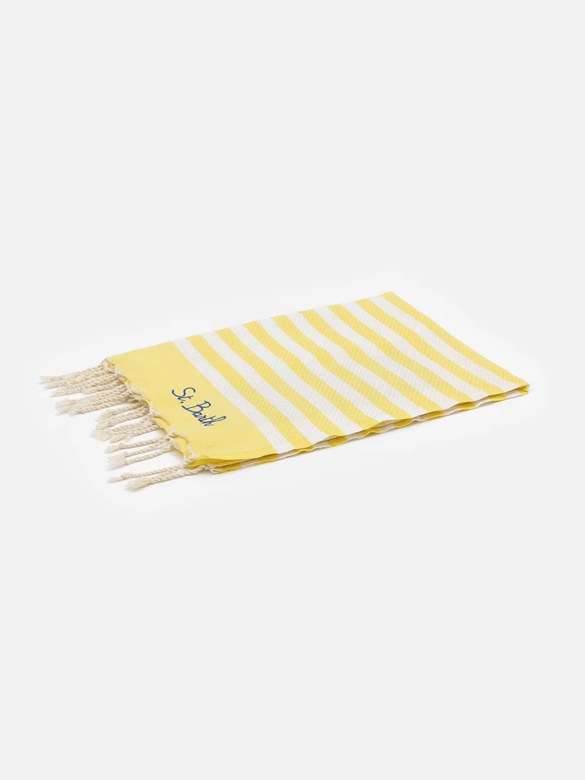 Telo Mare Fouta Leggero a Righe / Giallo - Ideal Moda
