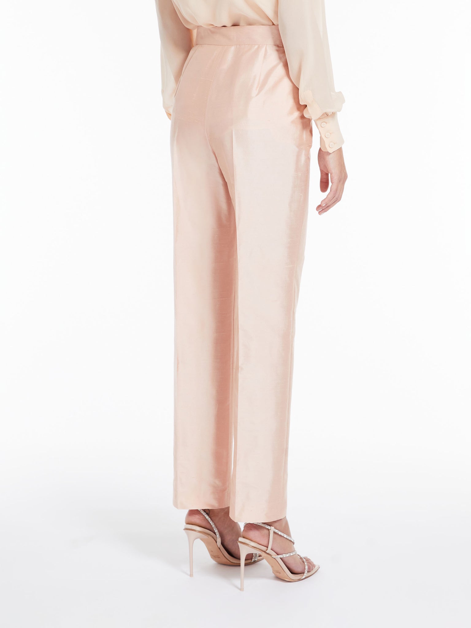 Pantalone in Seta / Rosa - Ideal Moda