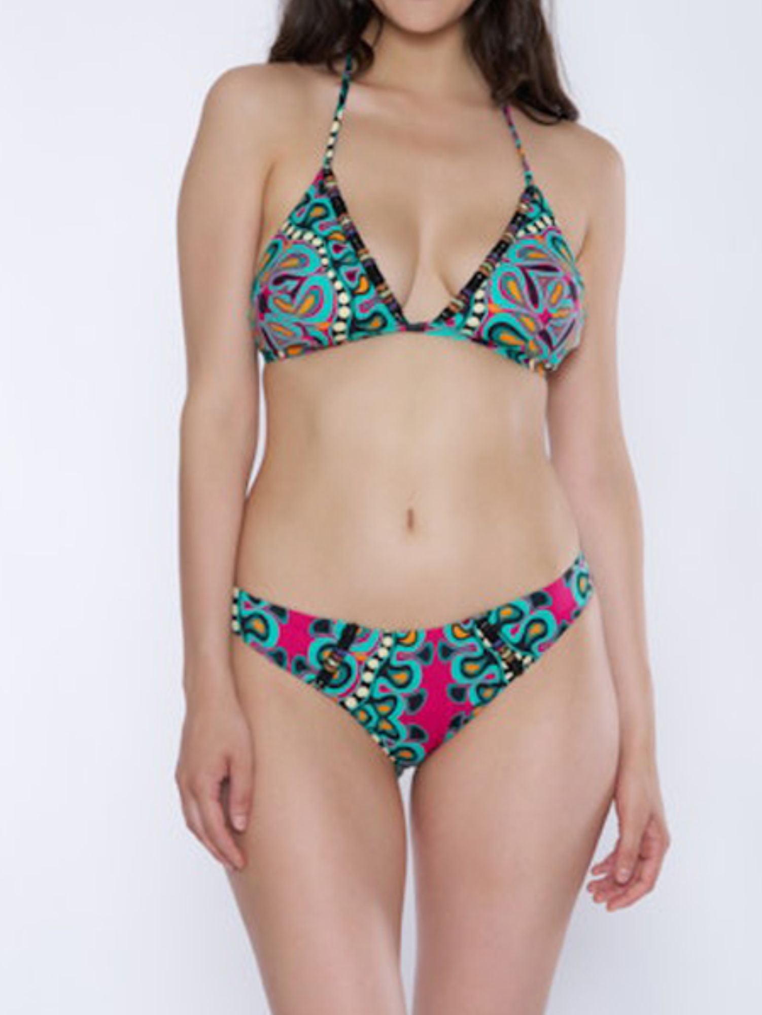 Bikini Triangolo / Verde - Ideal Moda