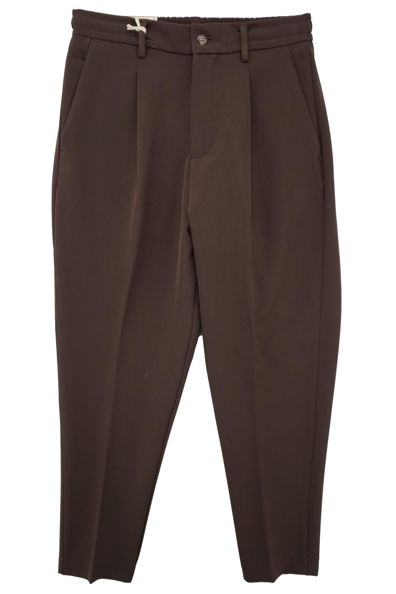 Pantalone Modello Relax Regular Fit / Marrone - Ideal Moda