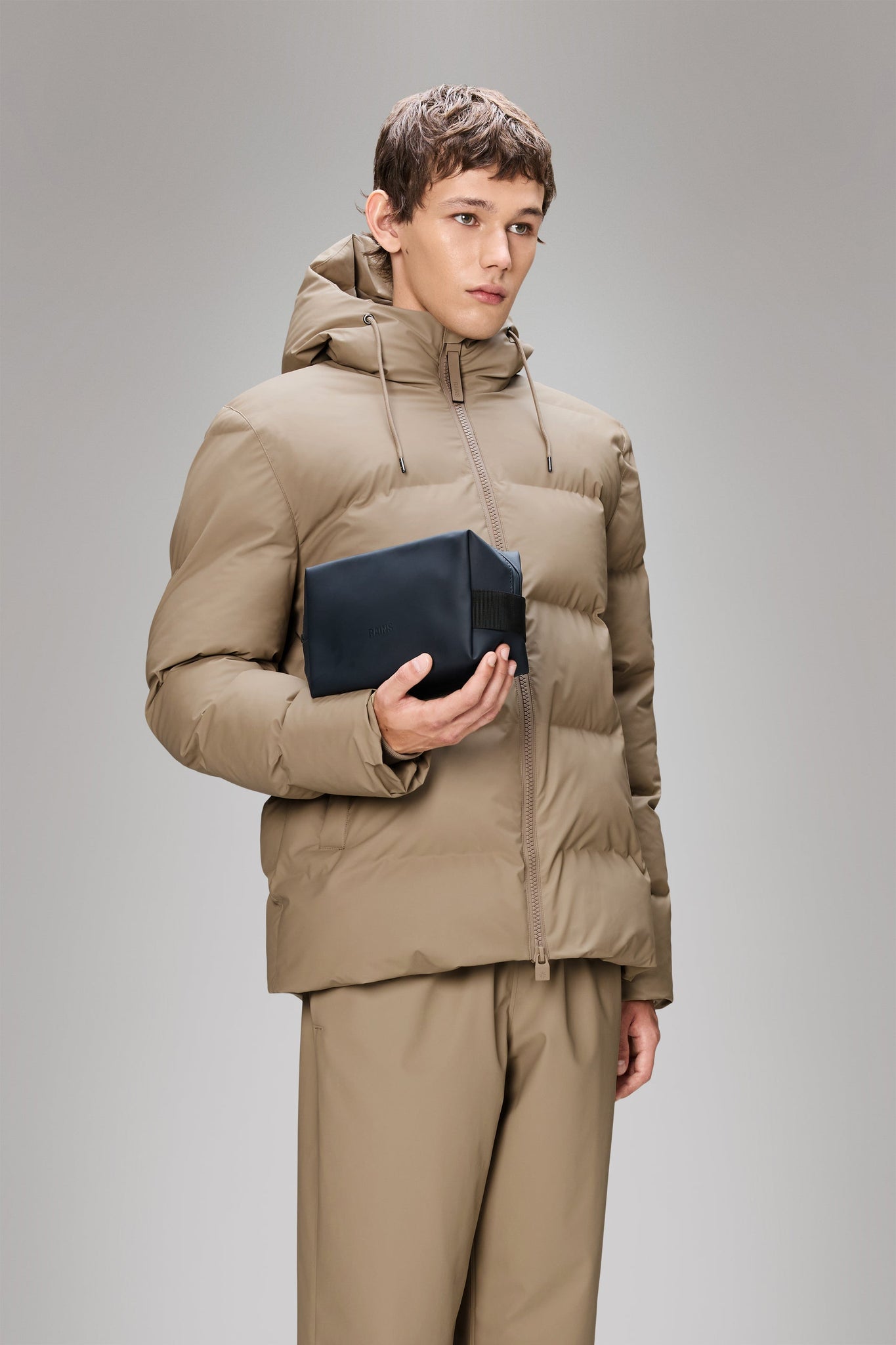 Pochette Impermeabile Wash Small / Blu - Ideal Moda