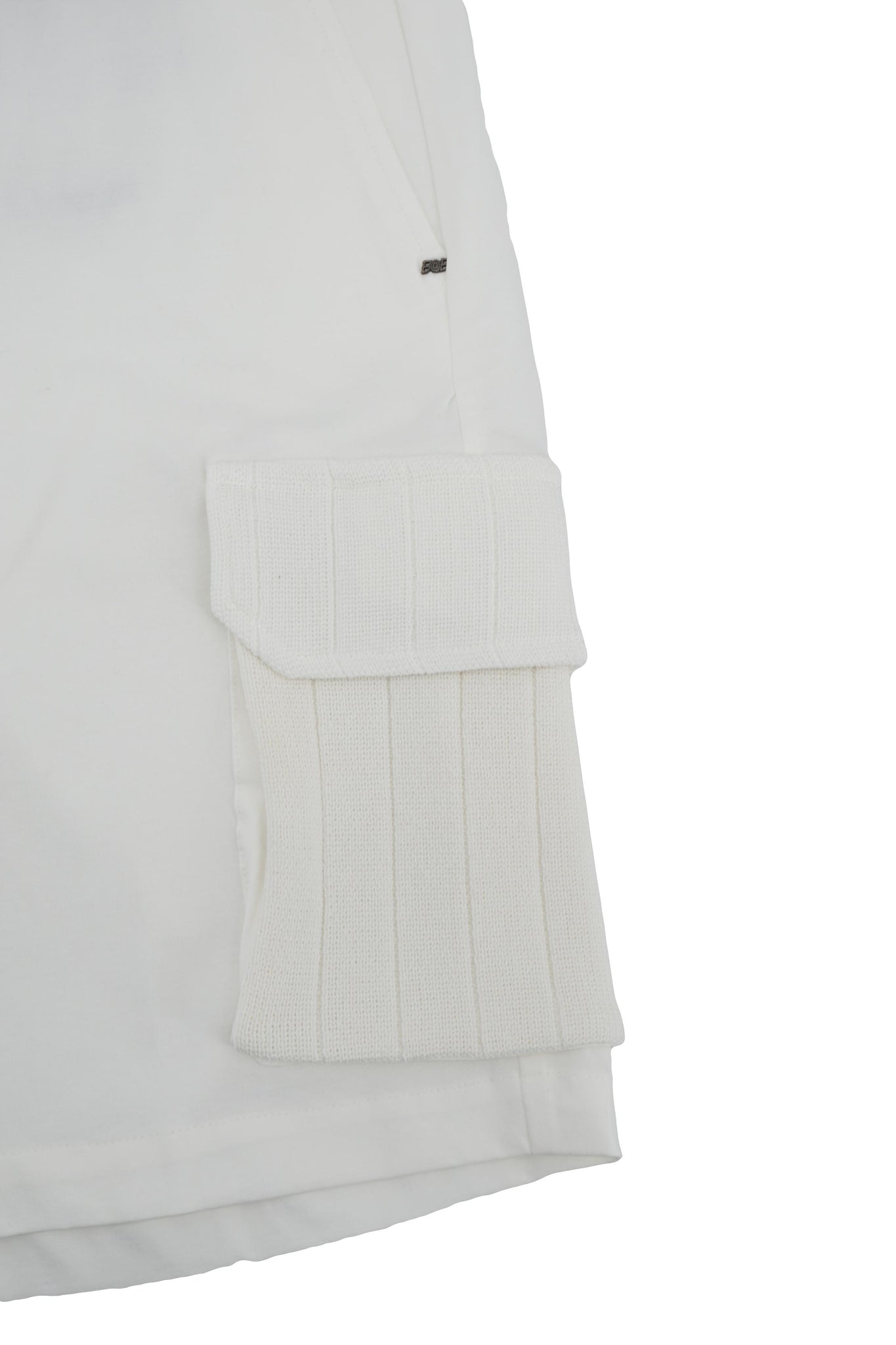Pantaloncino Tasconato in Cotone / Bianco - Ideal Moda