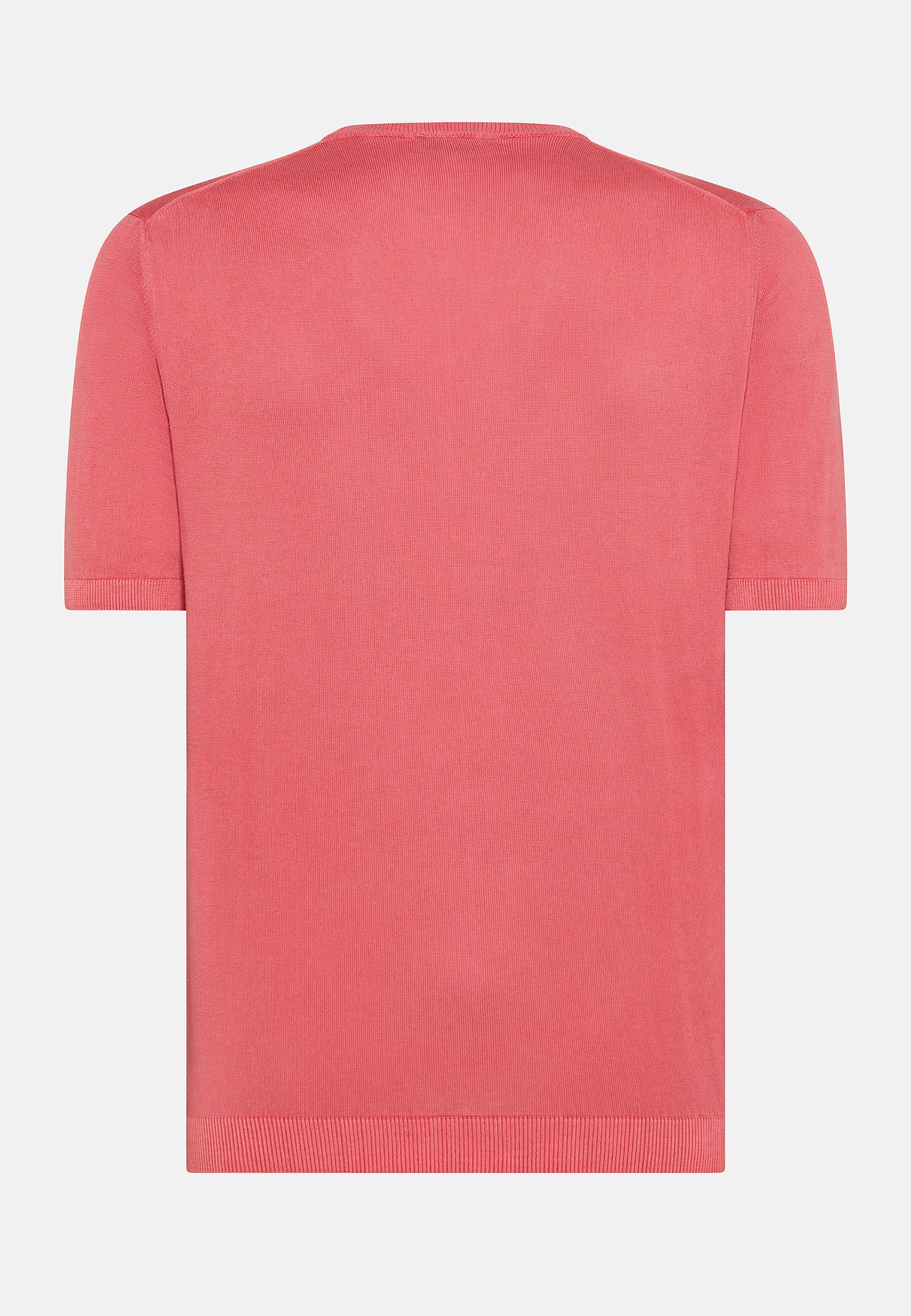 T-Shirt in Filo di Cotone Finezza 14 / Rosso - Ideal Moda