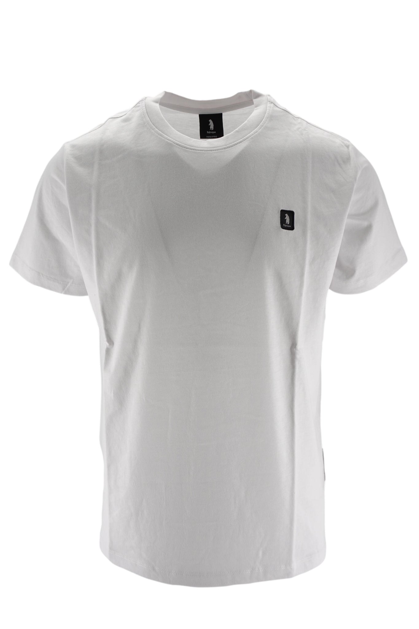 T-Shirt Girocollo con Logo / Bianco - Ideal Moda
