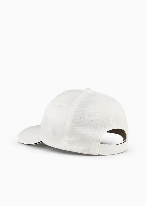 Cappello con Stampa Aquila / Bianco - Ideal Moda