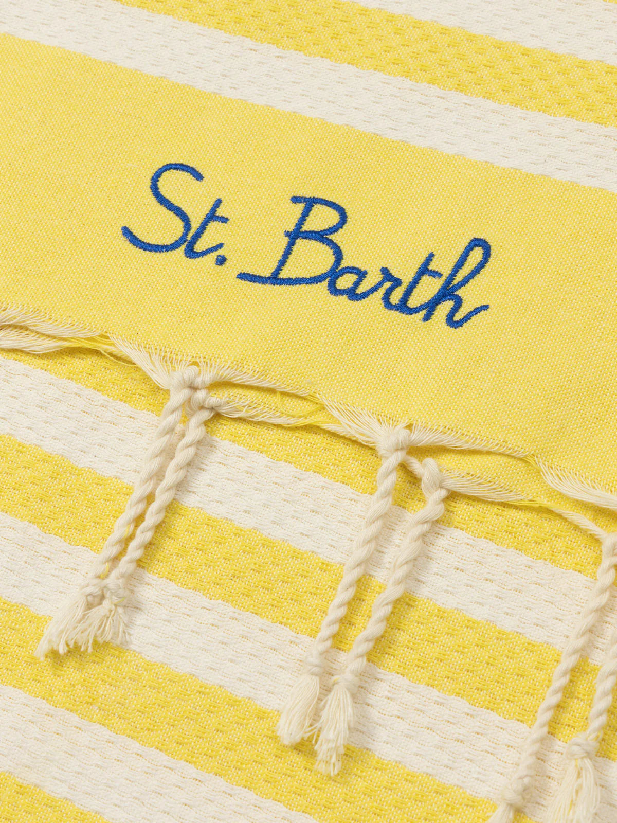 Telo Mare Fouta Leggero a Righe / Giallo - Ideal Moda