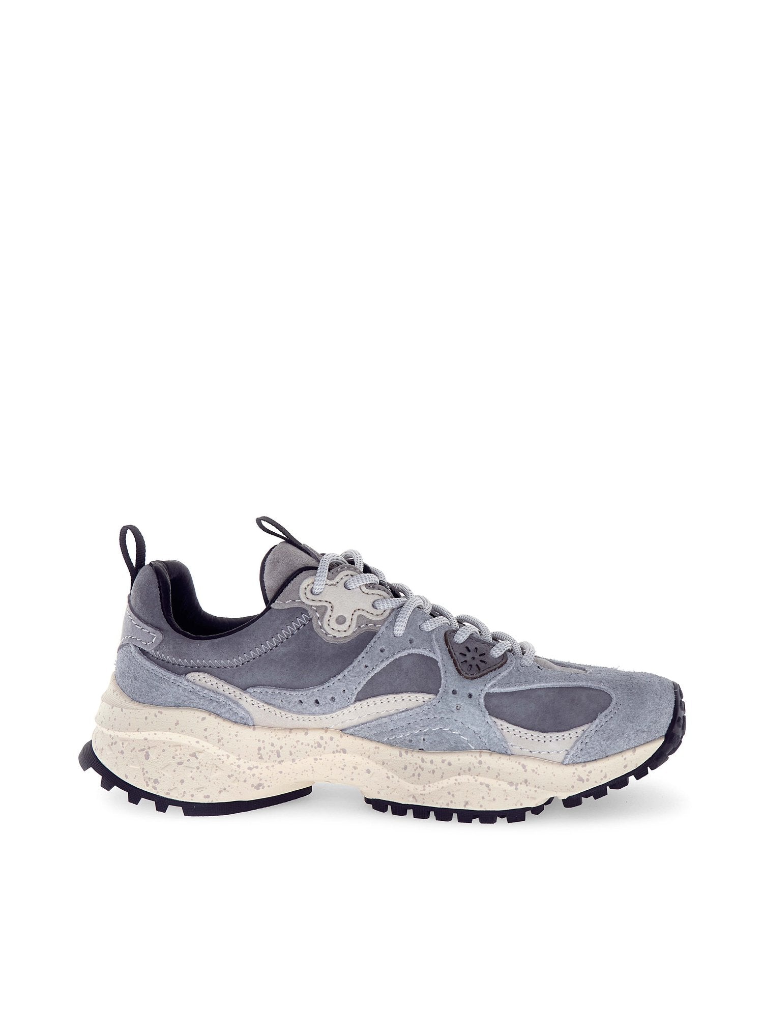 Sneaker Wave in Suede e Tessuto Tecnico / Grigio - Ideal Moda