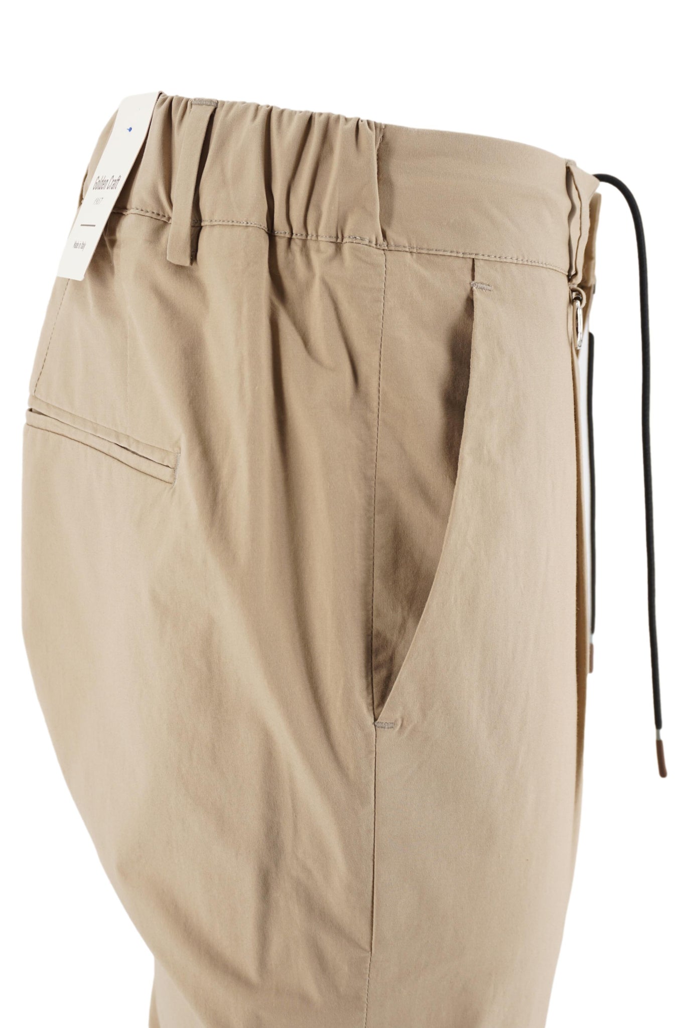 Pantalone Max in Cotone / Beige - Ideal Moda